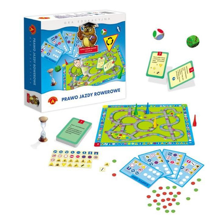 Gra Prawo jazdy rowerowe sowa mądra głowa 0351