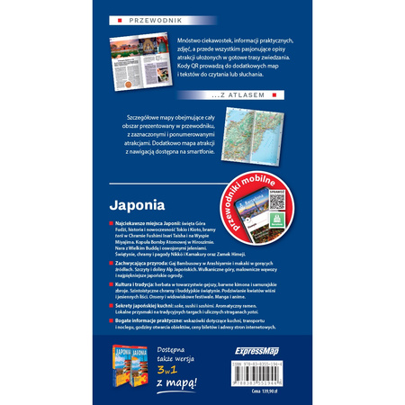 Japonia Przewodnik z atlasem