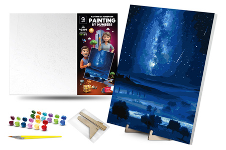 Malowanie po numerach Droga Mleczna 40x50 cm