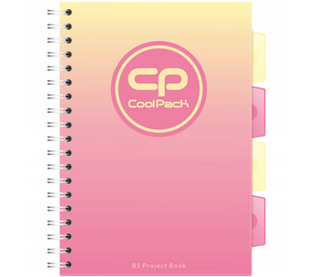 Kołobrulion B5 Coolpack 100 kartek Gradient PEACH