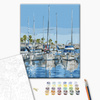 Malowanie po numerach BRUSHME 40x50 cm jachty