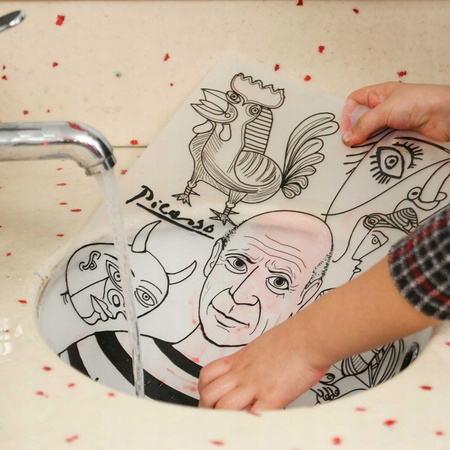 Transparentna mata Strigo Funny Mat Picasso 30x40cm