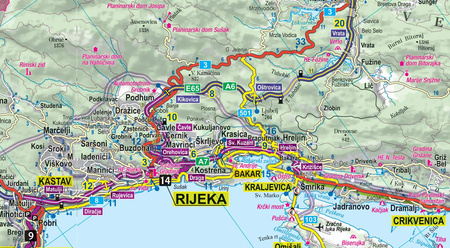 Chorwacja map&guide XL część północna PL laminat 2023