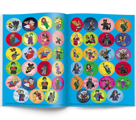 Lego DC Comics Kolorowanka według kodu KKO-6450