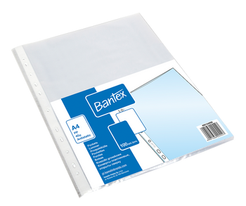 Paczka Koszulka groszkowa Bantex A4 PP 40 mikr. 100 sztuk