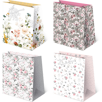 Torebki ozdobne T17-106 Kwiaty 5 sztuk