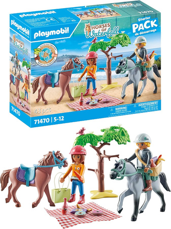 Playmobil Wycieczka konna na plażę z Amelią i Benem 71470