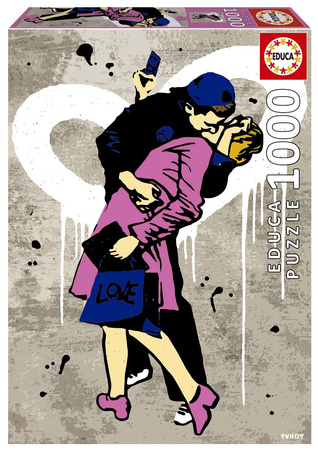 Puzzle 1000 Pocałunek TV Boy 113443