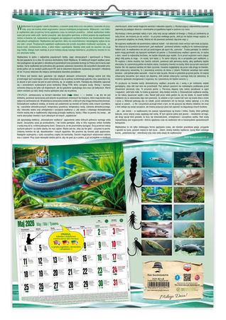 Kalendarz 2026 ścienny Wędkarski A3 V6