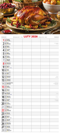 Kalendarz 2026 Kuchenny z przepisami KPD-3