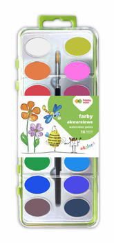 Farby akwarelowe Happy Color 16 kolorów
