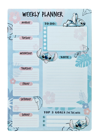 Planner tygodniowy Stitch STLI0793