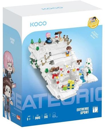 Klocki KOCO Jazda na nartach 1543 elementów