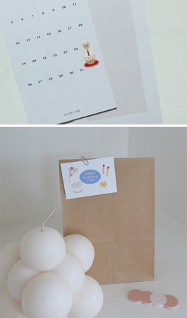 Naklejki ozdobne Tort