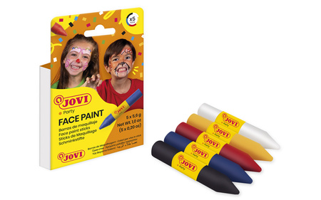 Kredki do malowania twarzy 5 kolorów