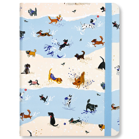 Notatnik A5 Midi Psie zabawy Peter Pauper Pres
