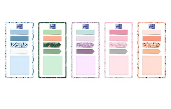 Karteczki samoprzylepne + indeksy Oxford kids 25x5 mix