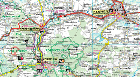 Lubelszczyzna i Roztocze  map&guide XL PL laminat 2021