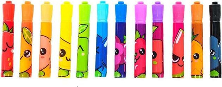 Pachnące pisaki Fruitysquad 12 kolorów