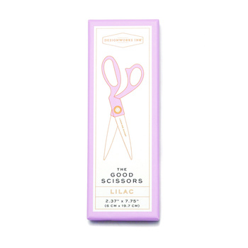 Złote nożyczki w pudełku Lilac Looking Sharp