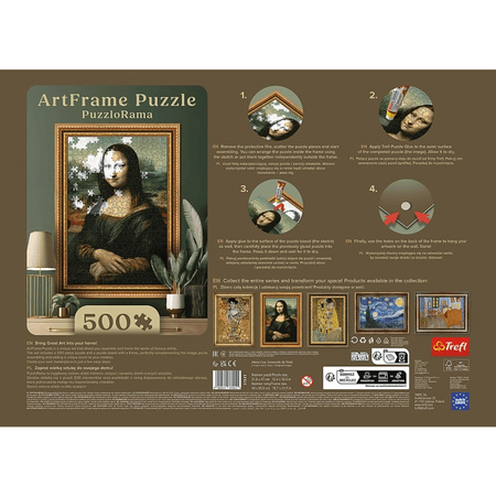 Puzzle 500 Puzzlorama Mona Lisa Leonardo da Vinci 37541