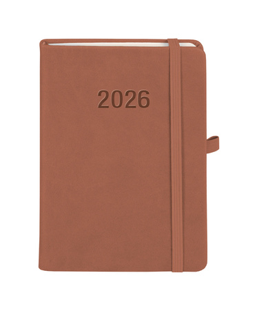 Kalendarz 2026 Memofix B6 TDW mocha mousse