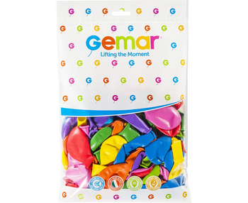 Balony pastelowe 25cm mix kolorów 100 szt.