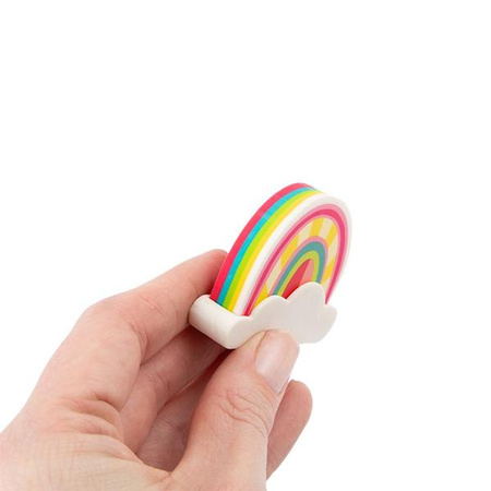 Gumka do ścierania GOOD FEELINGS tęcza 1szt mix wzorów