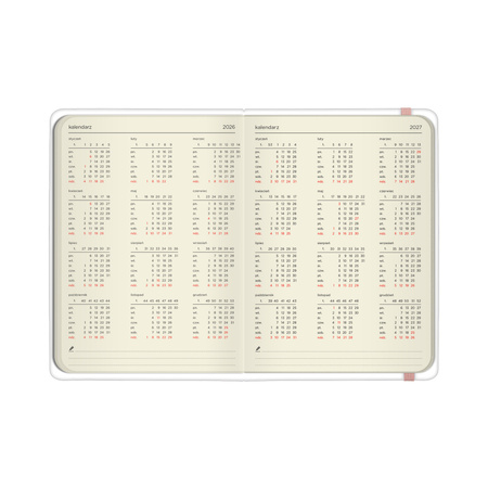 Kalendarz 2026 B6 dzienny Maki