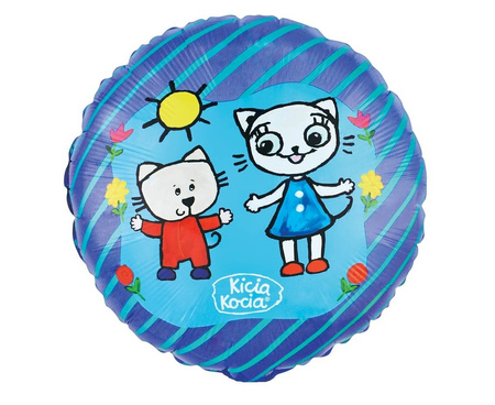 Balon foliowy Kicia Kocia i Nunuś 46cm