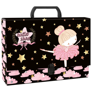 Teczka z rączką gruba baletnica 12