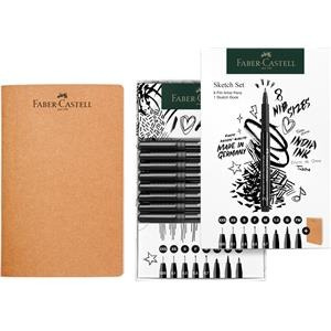 Zestaw Pitt Artist Pen Faber-Castell black