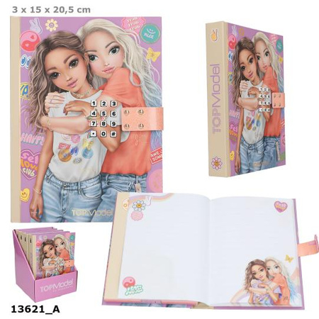 Pamiętnik na kod Top Model grający Girl Power 13621A