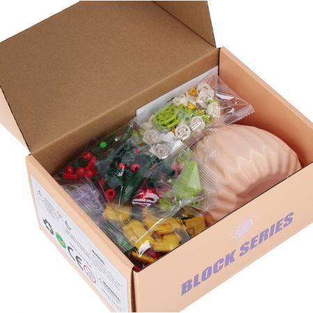 Klocki konstrukcyjne Kwiaty 709 elementów