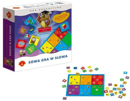 Gra Sowa gra w słowa sowa mądra głowa 0374