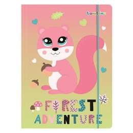 Paczka Teczka A4 z gumką Squirrel 10 szt.