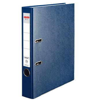 Segregator A4 Herlitz Q. File PP 5cm niebieski