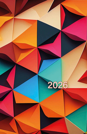 Kalendarz 2026 kieszonkowy KK-1F 1szt.mix