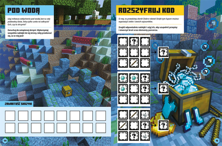 Moby atakują. Naklejkowa przygoda. Minecraft