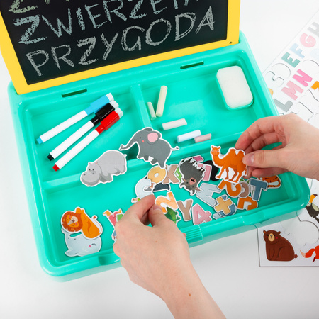 Przenośny zestaw tablic 5w1 ZOO Kidea