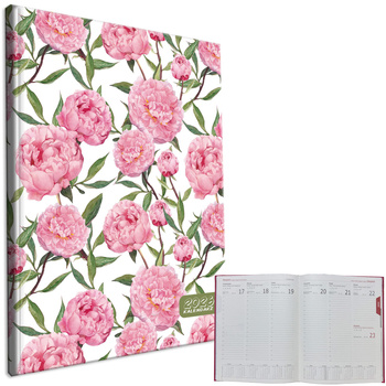 Kalendarz 2026 A4 tygodniowy Peonie