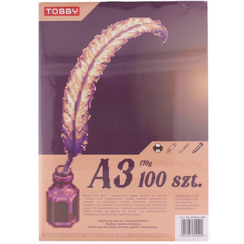 Papier Brystol A3 100 ark.170g