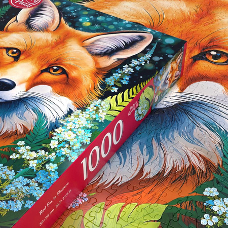 Puzzle 1000 CherryPazzi Red Fox in Flowers 31148