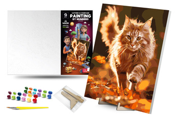Malowanie po numerach Kocie przygody 40x50 cm
