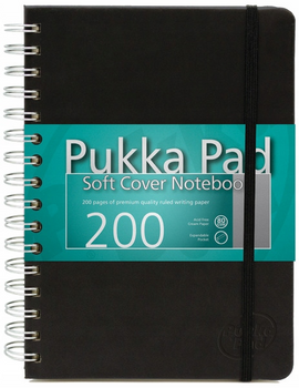 Kołonotatnik Pukka Pad A5 Soft Cover czarny