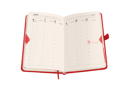 Kalendarz 2026 Memofix B5 TDW czerwony