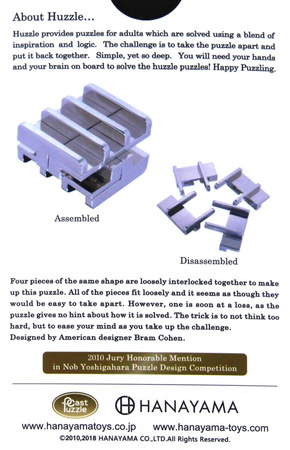 Łamigłówka Huzzle Cast Rattle poziom 5/6