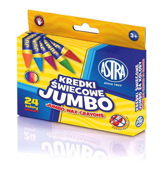 Kredki świecowe Astra 24 kolory