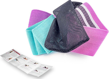 Zestaw taśm oporowych do ćwiczeń Hip Band