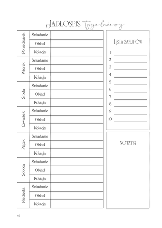 Planer Kwiatoholiczki